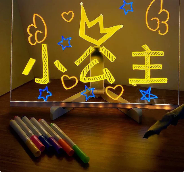 Led Işıklı Yazı Çizim Tahtası