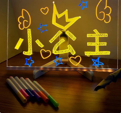 Led Işıklı Yazı Çizim Tahtası